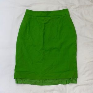 neon green pencil skirt